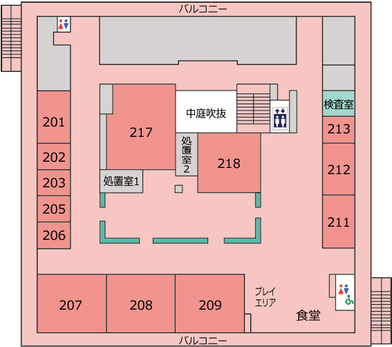 フロアマップ2F