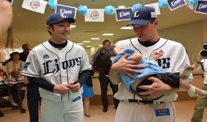 ドッキ！野球選手慰問